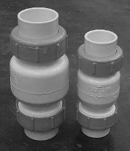 PVC True Union Check Valve SXS 1-1/2in